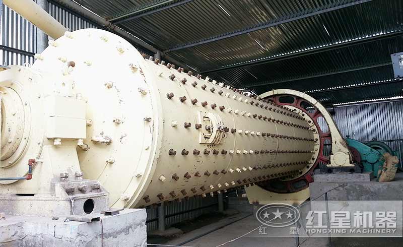 棒磨式制砂机作业现场